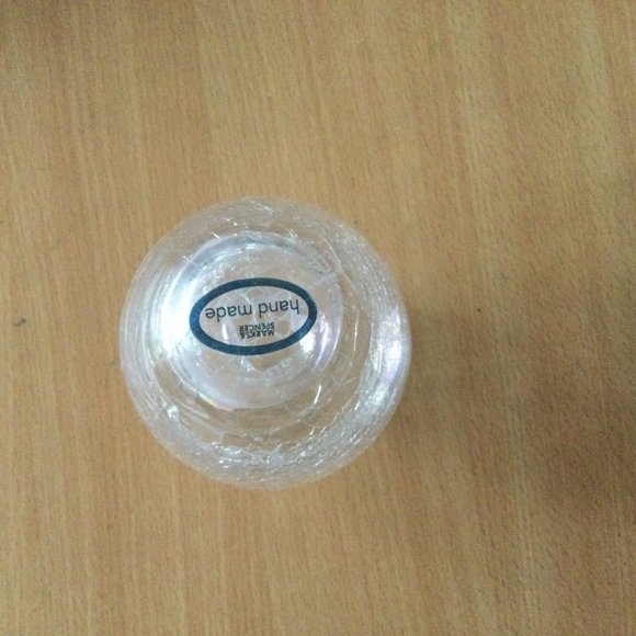 Marks and spencer small glass vase crackle glass - Picture 4 of 4